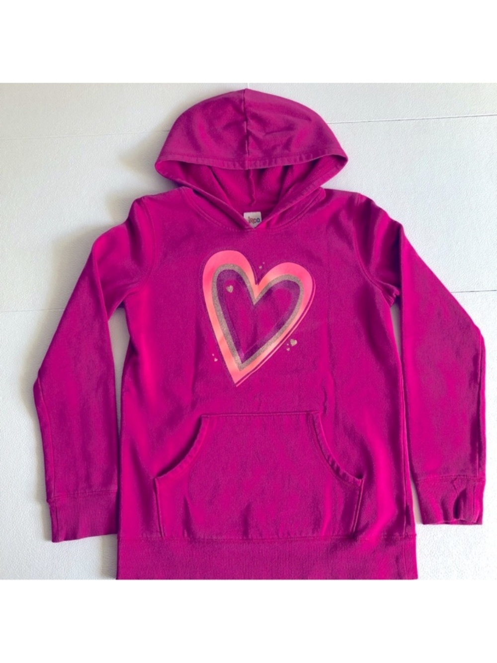 Pink Hoodie with Heart